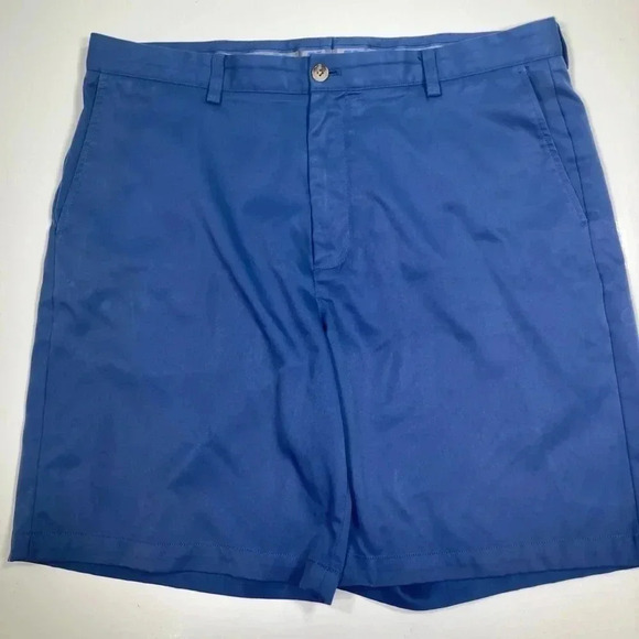 Vineyard Vines Shorts Navy Blue Links 9 Inch Chino Shorts Men’s 38 - Picture 1 of 9